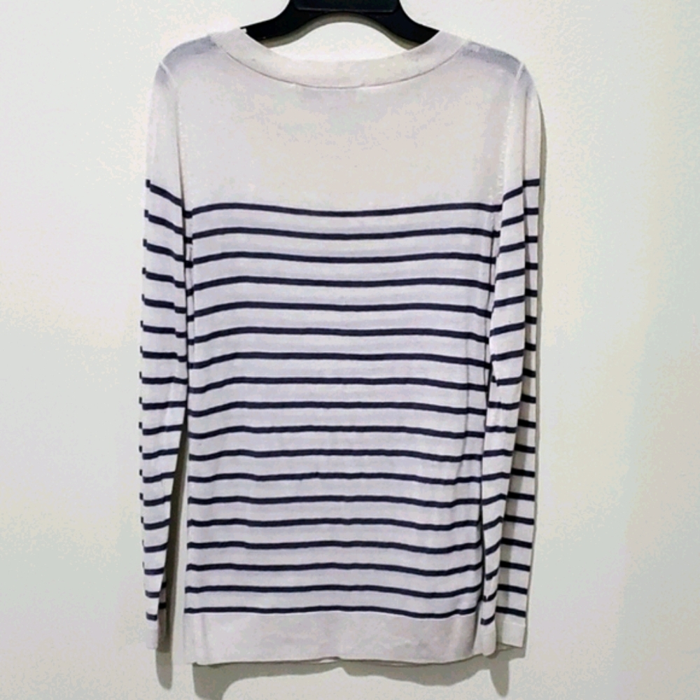 ❤ LOFT JEWELED LINEN BLEND LIGHTWEIGHT SWEATER / TOP, SP - Picture 6 of 6